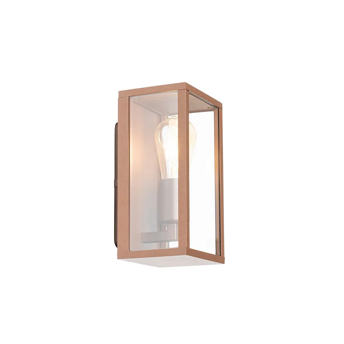 Applique intelligente marron rouille 26 cm IP44 avec WiFi ST64 - Charlois