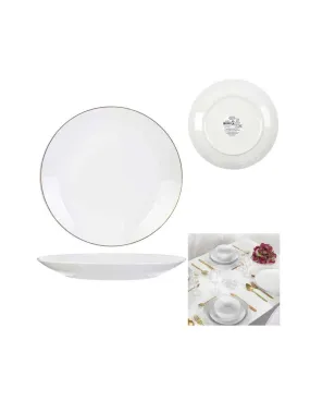Assiette Lisere Dore 26Cm M12