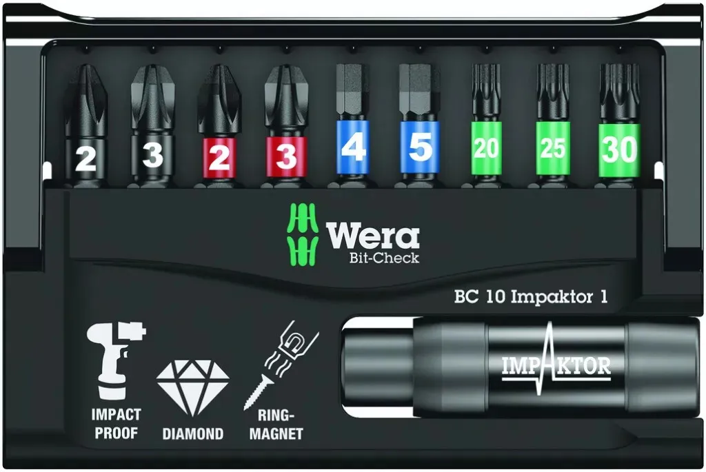 Assortiments d'embouts de vissages Impkator - WERA