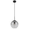 Barry Suspension Luminaires Globo Lighting Noir, 1 lumière