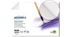 BLOC AQUARELLE ENCOLLÉ A3 300G