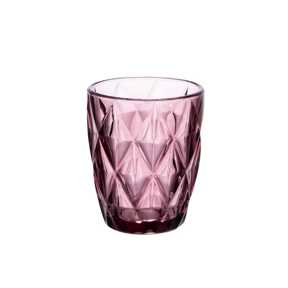 Boite de 6 gobelets bas 24 cl diamond rose Trend'up 