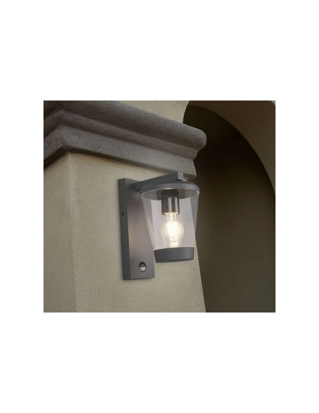 CAVADO applique extérieure avec détecteur de mouvement 40W IP44 | LéonLeds