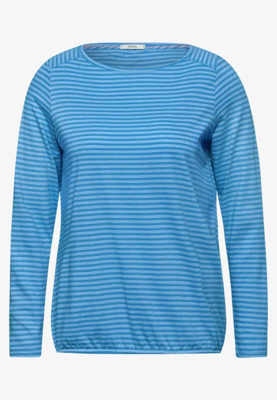 CECIL T-shirt avec motif à rayures 