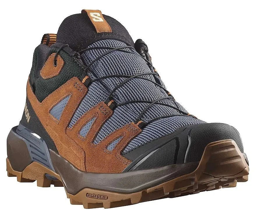 chaussures Salomon X Ultra 360 Leather GTX - Grisaille/Caramel Cafe/Marmalade - men´s