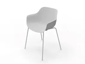 Fauteuil 4 pieds écoresponsable Abril - Forma 5