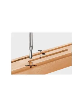 Fraise à rainurer avec queue de 8mm HW S8 D8/30 - Festool
