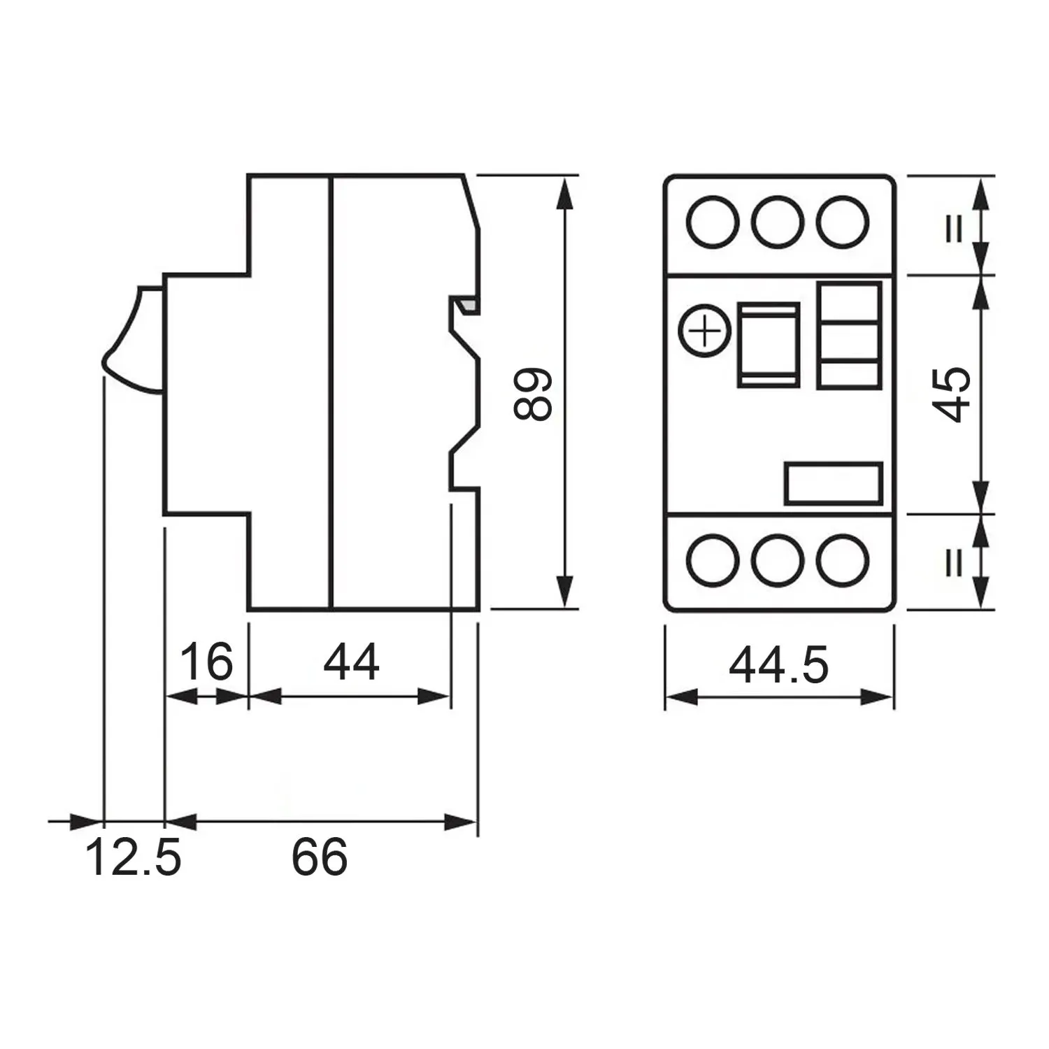 GV2ME053 Schneider | disjoncteur moteur 3P 0,63 à 1A | borne automatique