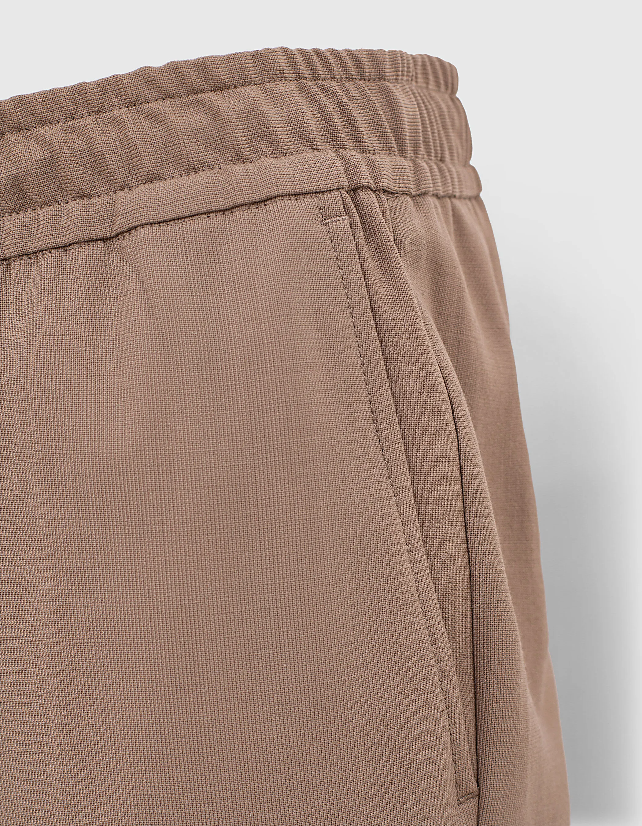 Jogpant café knitlook à taille élastiquée Homme