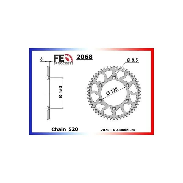 KIT CHAINE FE 600.FC Cross '00/01 14X48 RX/XW.SR*