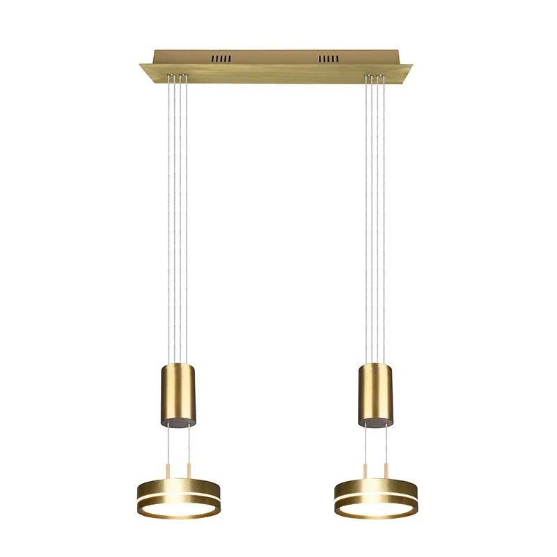 Messing eettafel hanglamp modern, Marjon, 9W, 3000K LED