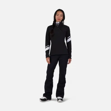 Polaire / softshell femme Rossignol Strawpile Fleece HZ Femme black