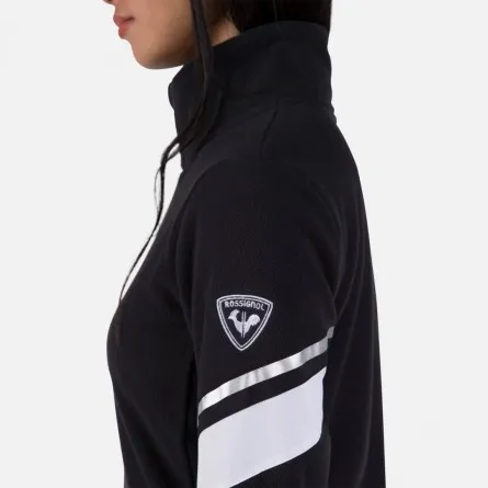 Polaire / softshell femme Rossignol Strawpile Fleece HZ Femme black