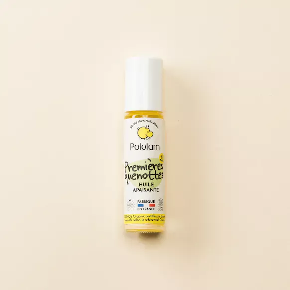 Premières Quenottes : huile apaisante bio + carte quenottes