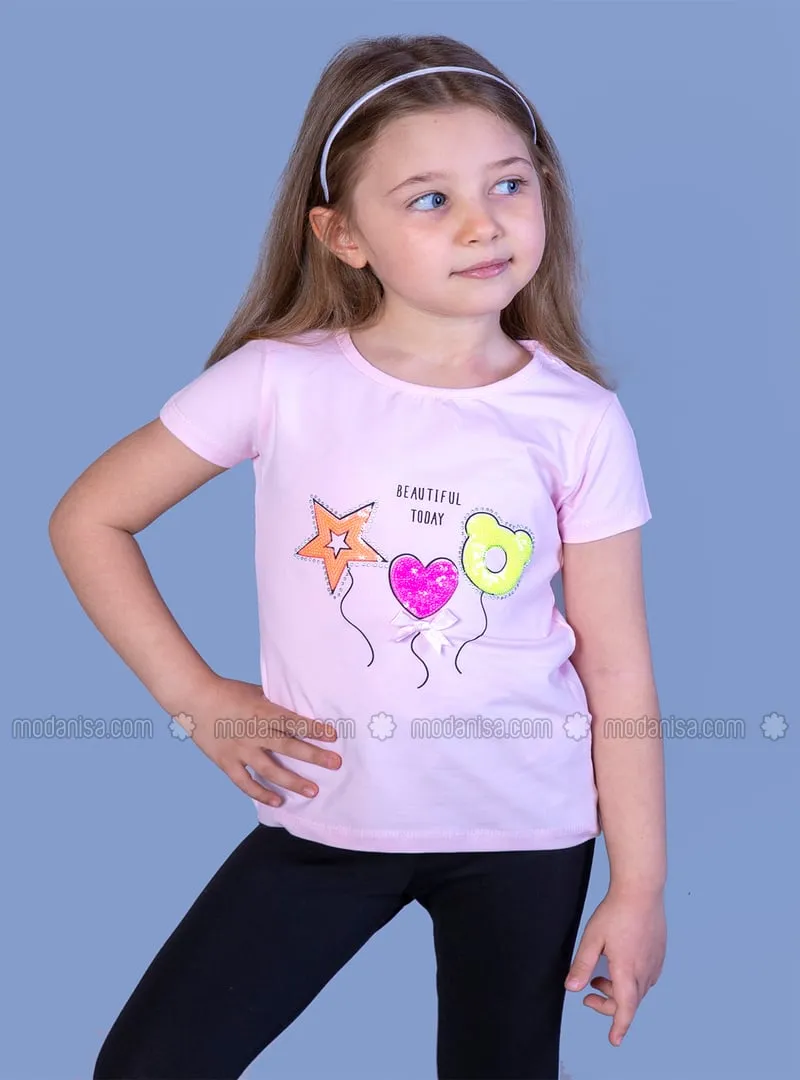 Rose - Girls` T-Shirt