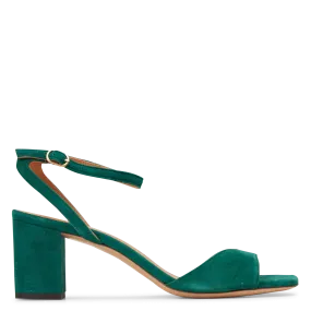 SANDALES à TALONS EN CUIR N333 - RIVECOUR pour FEMME | Printemps