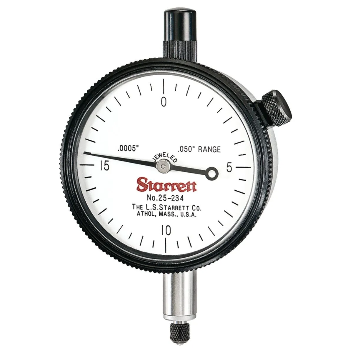 Starrett 25-234J Indicateur à cadran 0.05" x 0.0005"