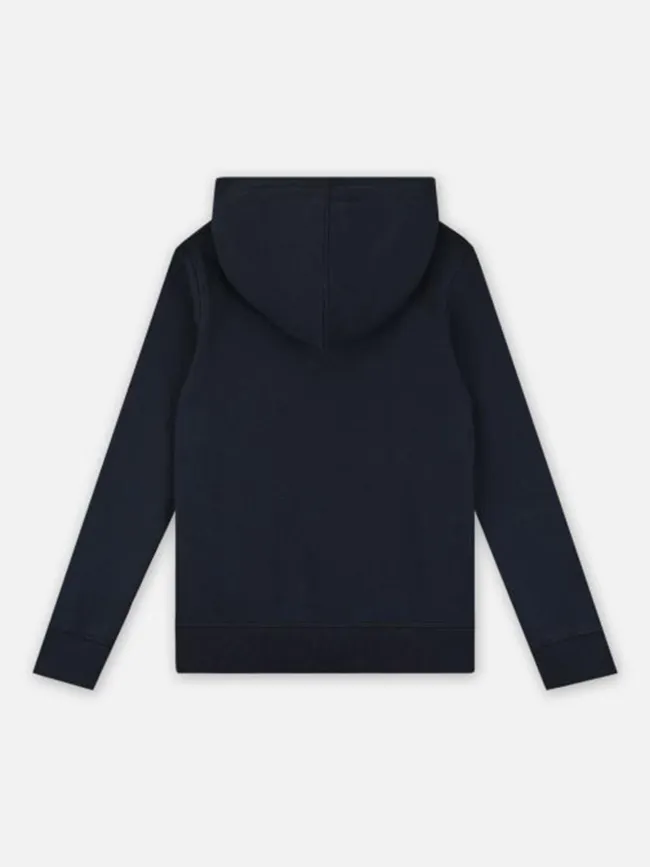 Sweat à capuche box bleu marine garçon - Jack & Jones | wimod