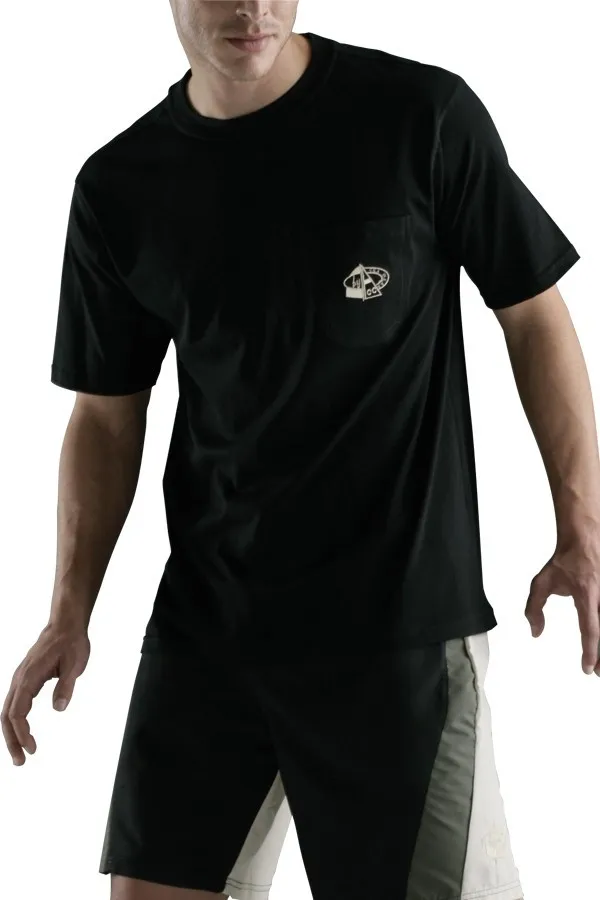 T-shirt Christian Cane Wave noir -  : vente T-shirt manches courtes...