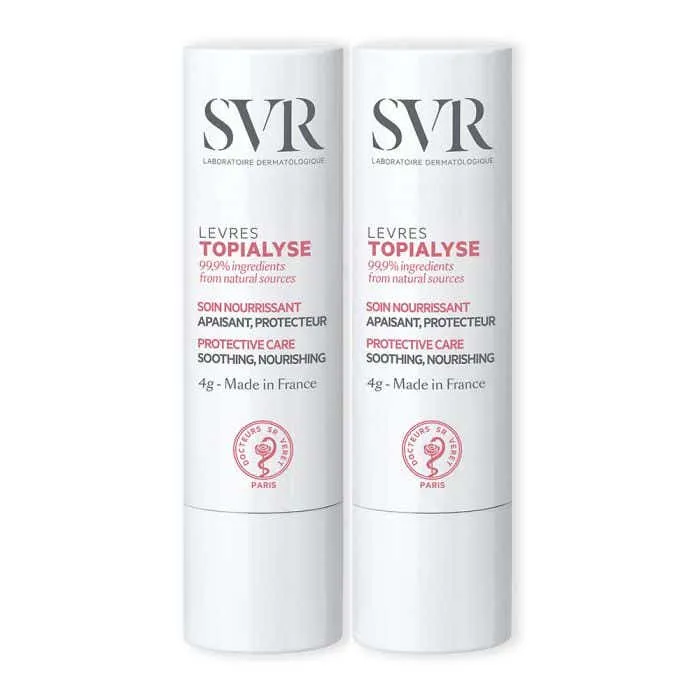 TOPIALYSE - Lèvres Soin Nourrissant Réparateur, 2x4g | SVR  - Parapharmacie Boticinal