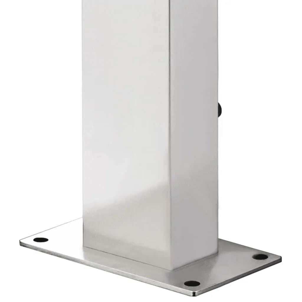 vidaXL Douche de jardin 220 cm Acier inoxydable | vidaxl-fr